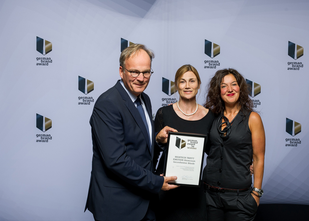 german brand award de-AGENTUR Gerresheimer Bünde GmbH Showroom 